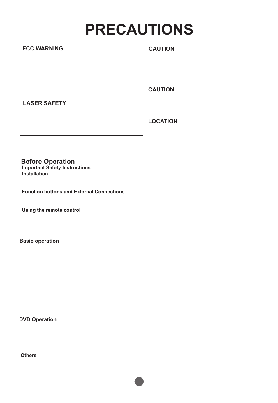 Curtis TVD2000A User Manual | Page 2 / 48