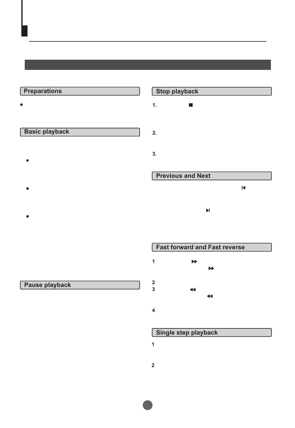 Dvd features basic playback | Curtis TVD2000A User Manual | Page 37 / 48