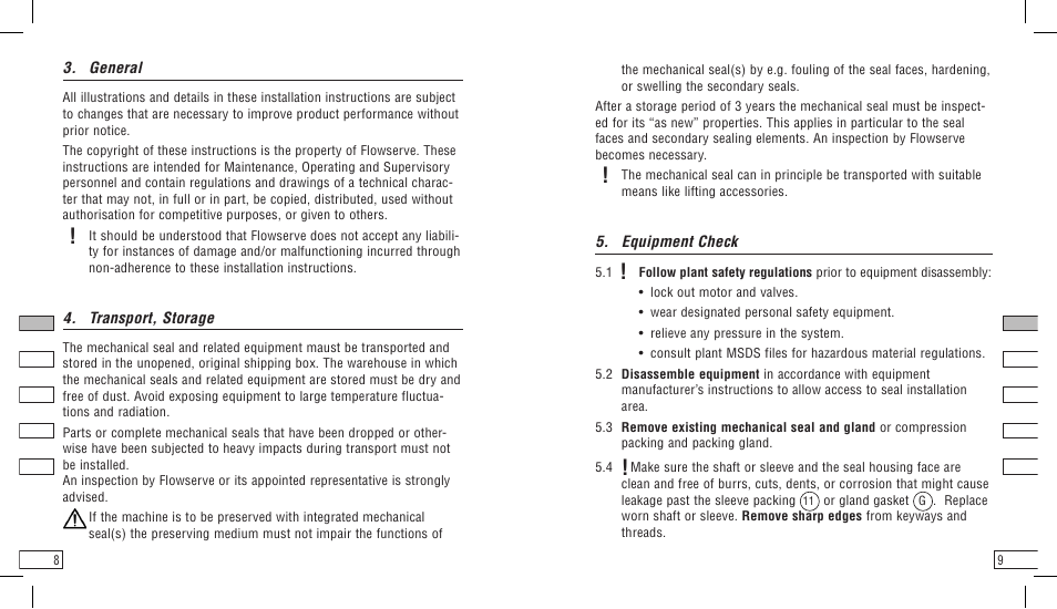 Flowserve ISC User Manual | Page 5 / 69