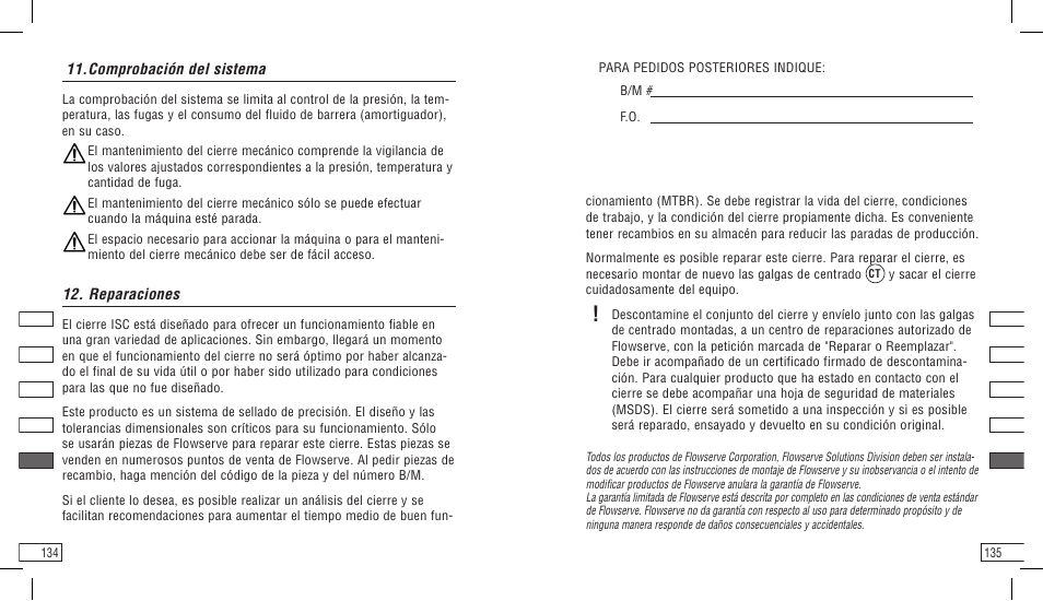 Flowserve ISC User Manual | Page 68 / 69