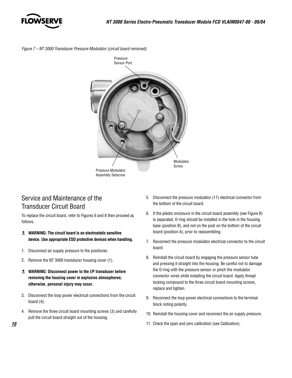 Flowserve NT3000 Series User Manual | Page 10 / 20