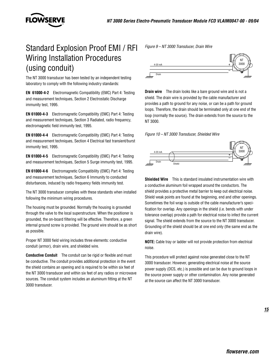 Flowserve NT3000 Series User Manual | Page 15 / 20