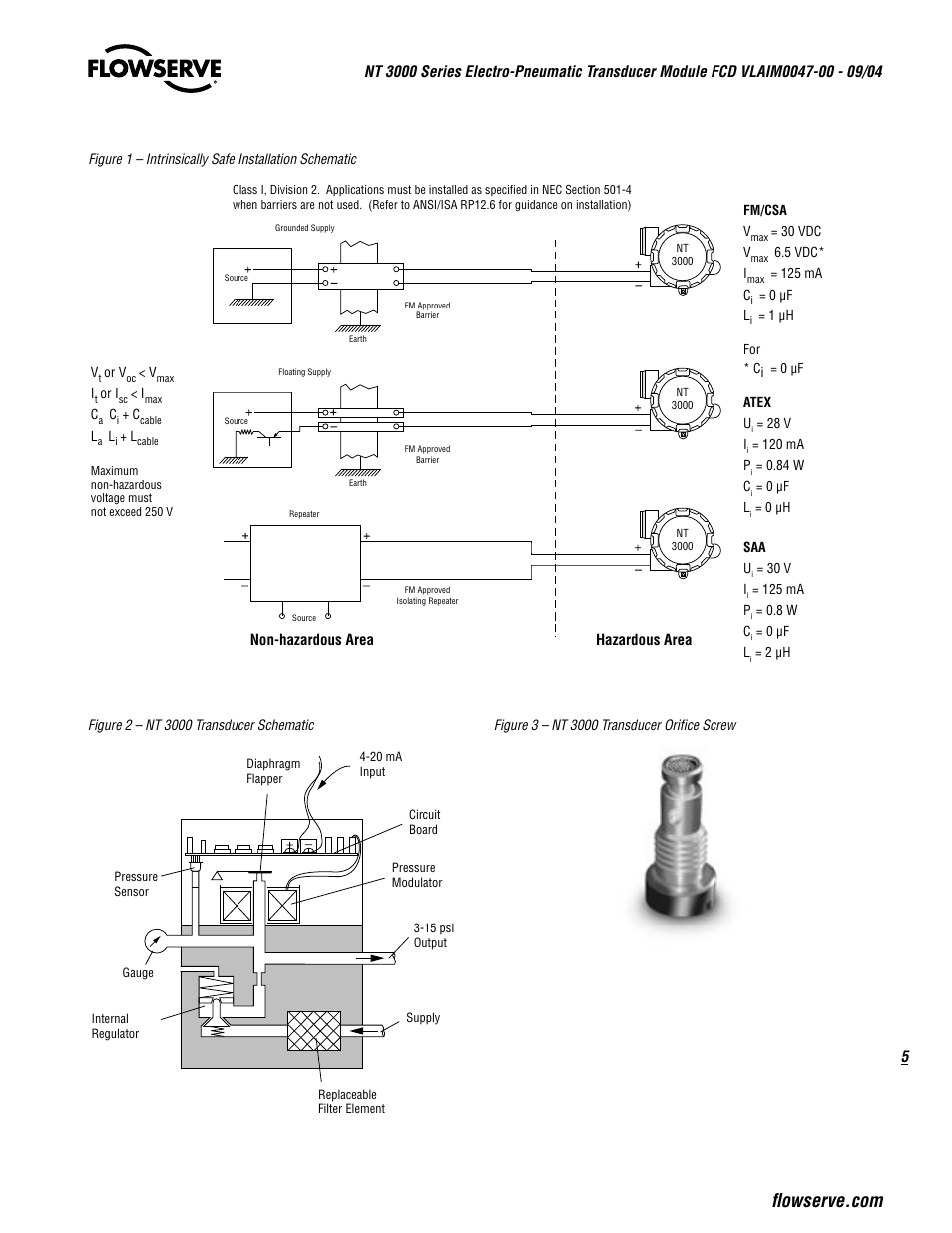 Flowserve NT3000 Series User Manual | Page 5 / 20