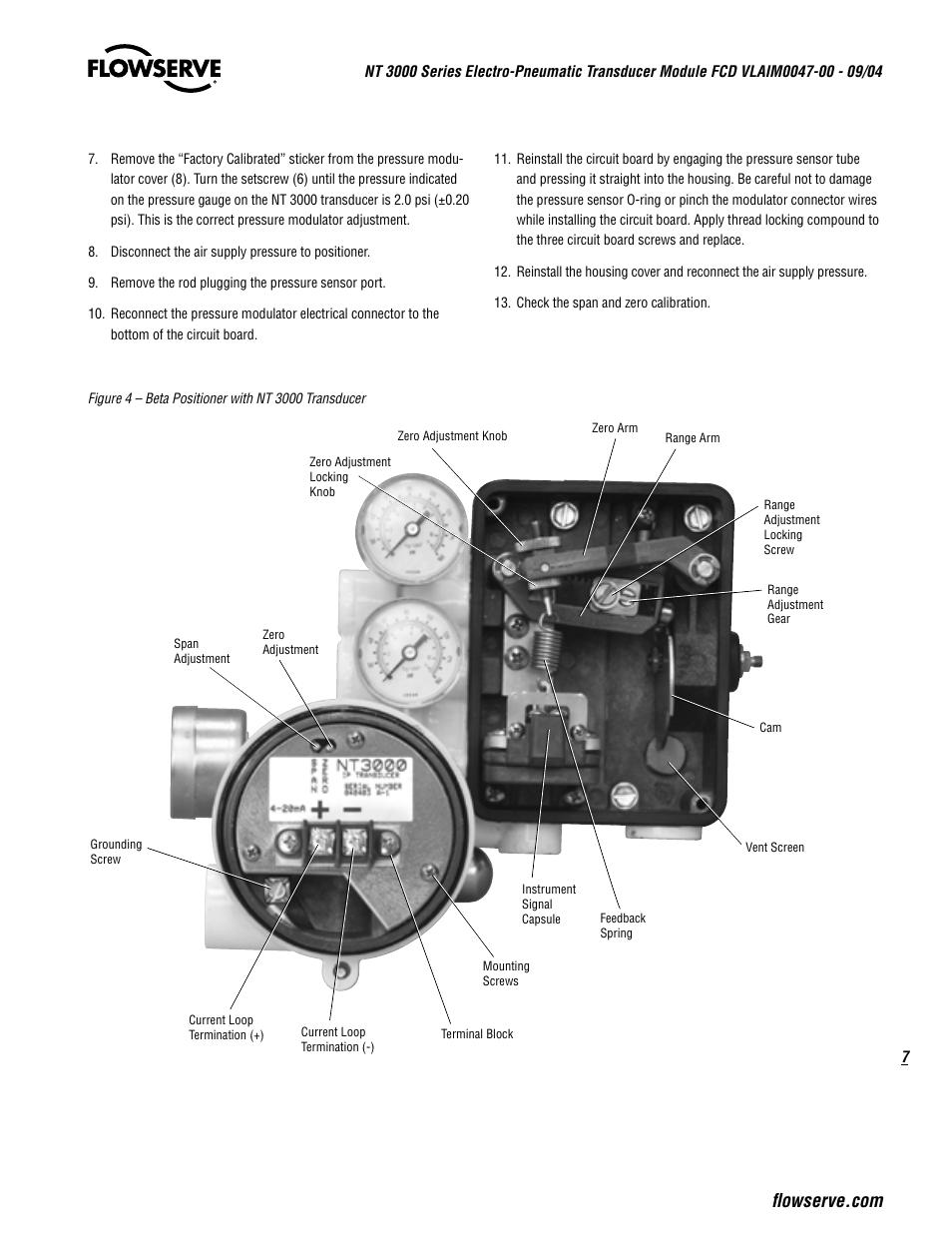 Flowserve NT3000 Series User Manual | Page 7 / 20