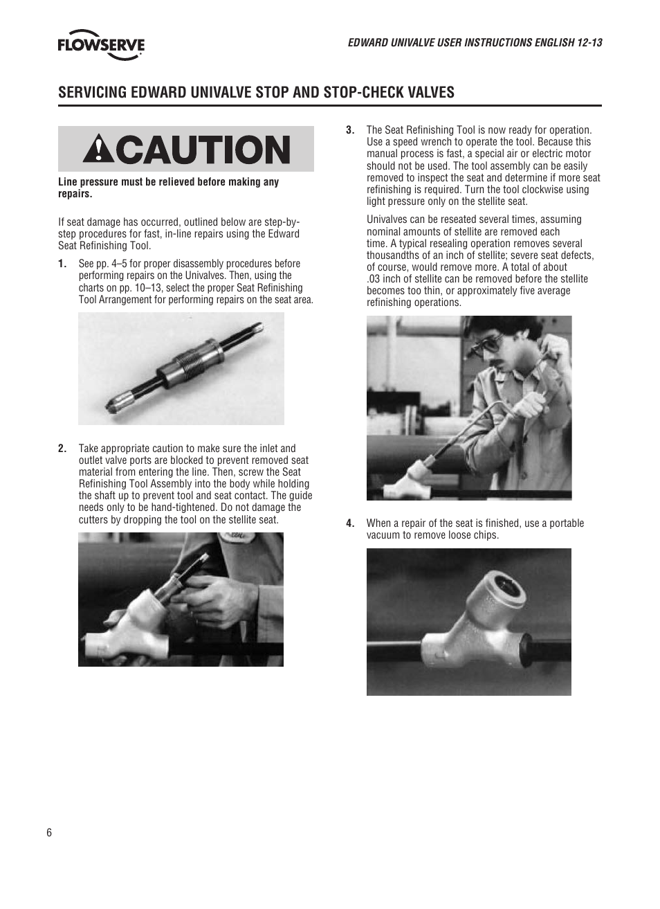 Flowserve V-370 R3 Edward Valves User Manual | Page 6 / 24