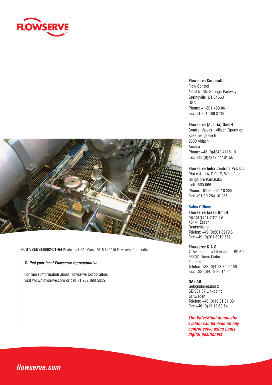 Flowserve ValveSight Diagnostics User Manual | Page 12 / 12
