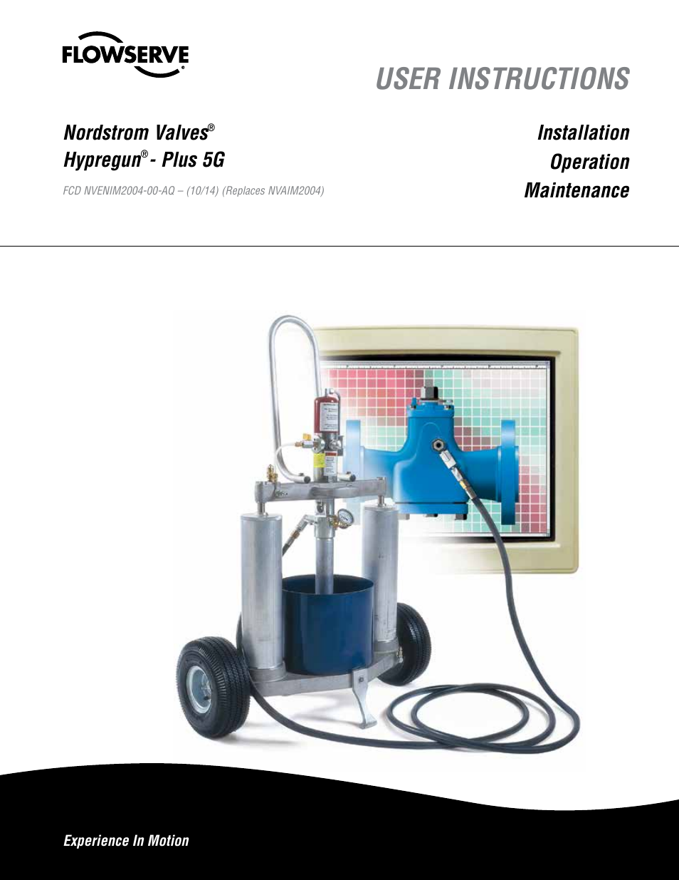 Flowserve Nordstrom Hypregun-Plus 5G Pneumatic Valve Sealant Injector User Manual | 20 pages
