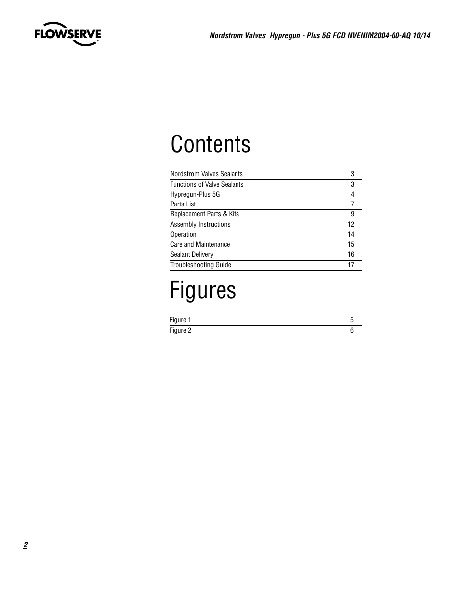 Flowserve Nordstrom Hypregun-Plus 5G Pneumatic Valve Sealant Injector User Manual | Page 2 / 20