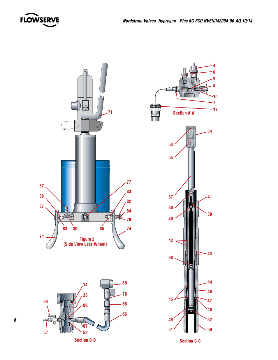 Flowserve Nordstrom Hypregun-Plus 5G Pneumatic Valve Sealant Injector User Manual | Page 6 / 20