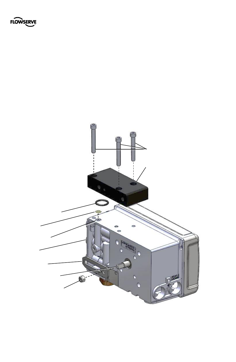 2 mounting to flowtop linear valves, Ounting to, Inear | Alves | Flowserve 500+ Series Logix User Manual | Page 13 / 64