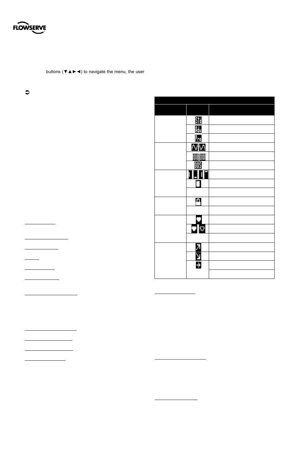 10 positioner functions (lcd display), 1 main display view, 1 position and command | 2 scrolling status messages, 3 current alarm status, 4 status icons, Positioner functions (lcd display), Isplay | Flowserve 500+ Series Logix User Manual | Page 31 / 64