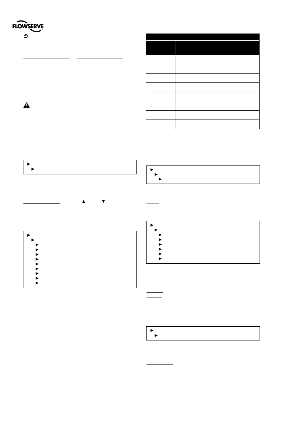 9 configuration (set time and date), 10 configuration (user preferences), 11 configuration (burst mode) | 12 configuration (positioner revs), 13 configuration (factory reset) | Flowserve 500+ Series Logix User Manual | Page 37 / 64