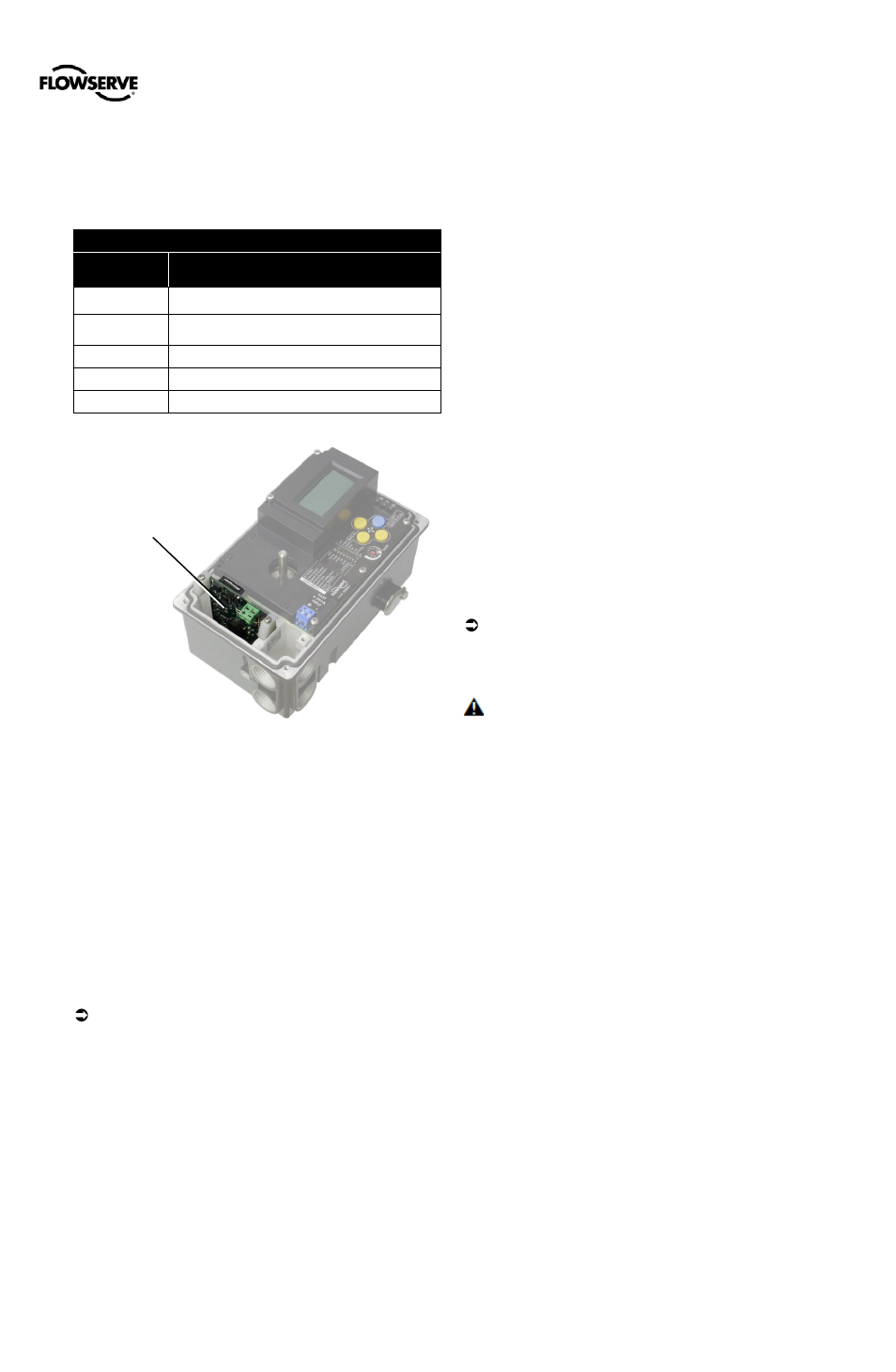 13 multi-function card, 1 analog output (ao), 2 discrete output (do) | 3 discrete input (di), Multi-function card, Nalog, Utput, Iscrete, Nput | Flowserve 500+ Series Logix User Manual | Page 41 / 64