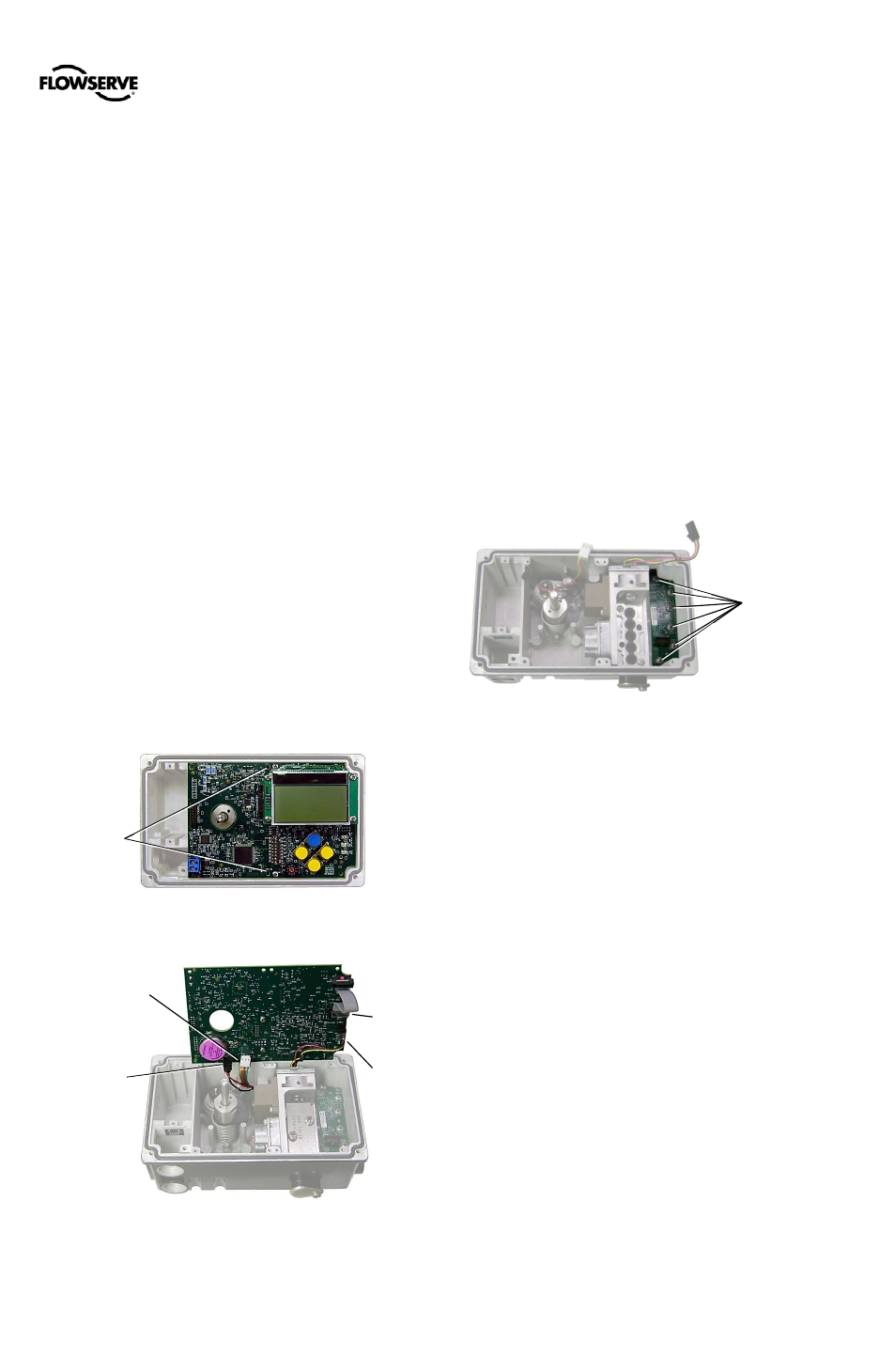 7 replacing a main board, 8 replacing the pressure sensor board, Eplacing a | Oard, Eplacing the, Ressure, Ensor | Flowserve 500+ Series Logix User Manual | Page 47 / 64