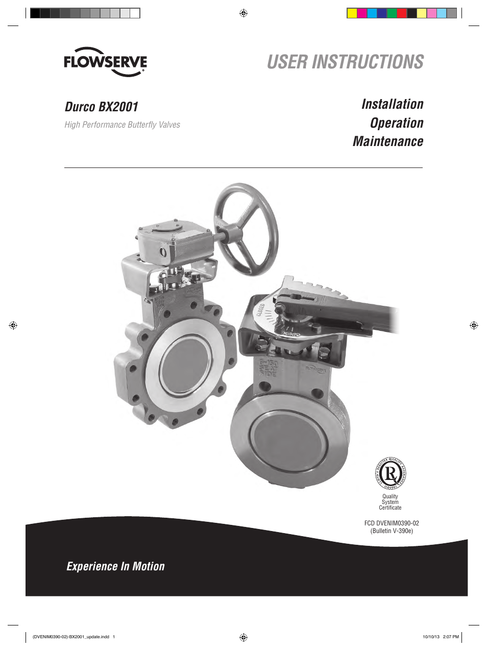 Flowserve BX2001
 Durco User Manual | 36 pages