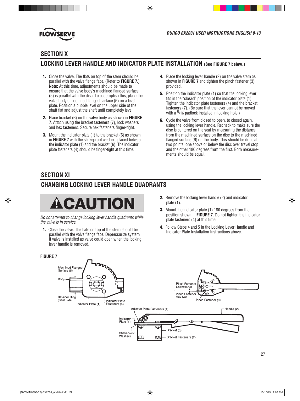 Flowserve BX2001
 Durco User Manual | Page 27 / 36