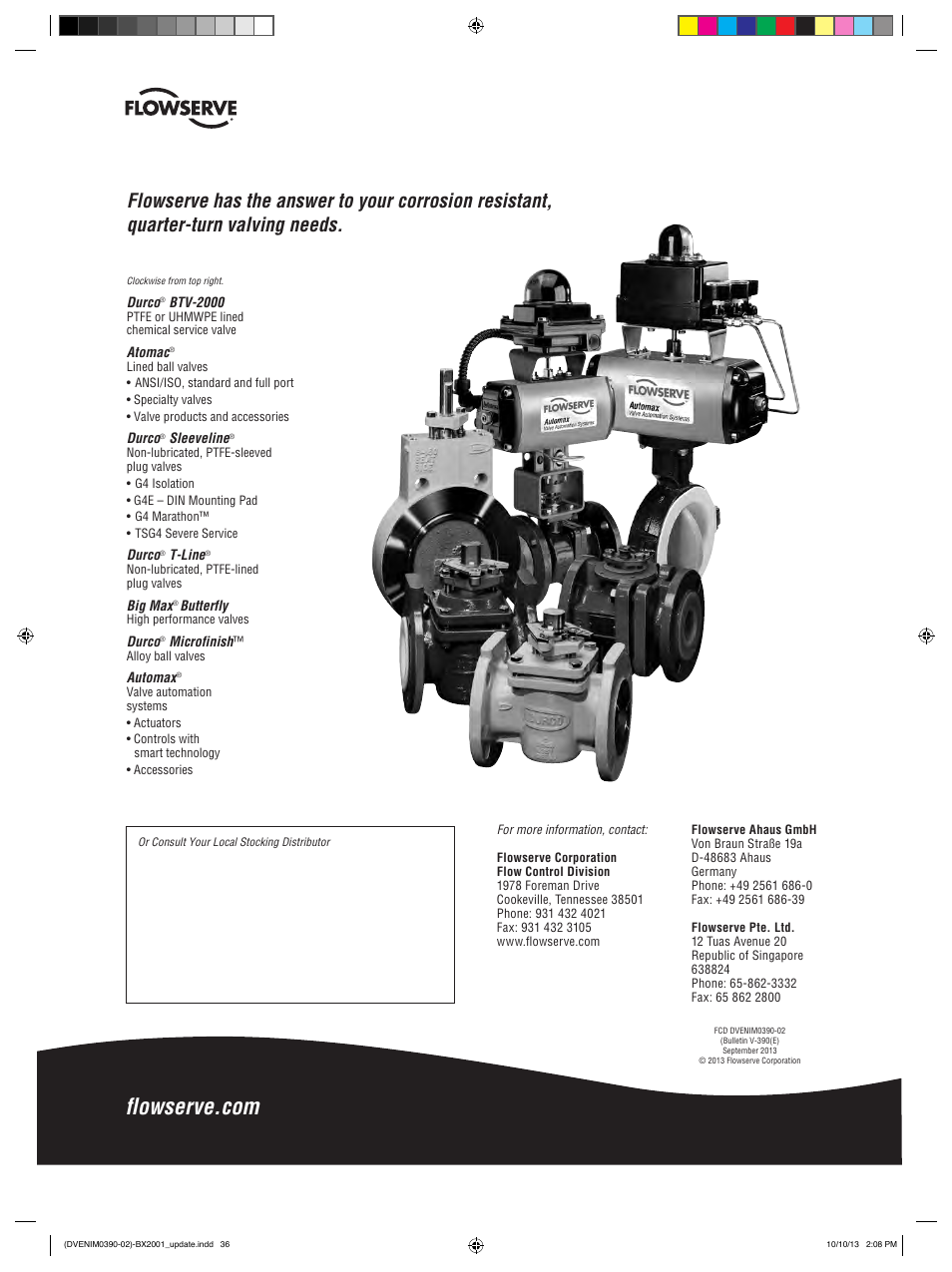 Flowserve BX2001
 Durco User Manual | Page 36 / 36