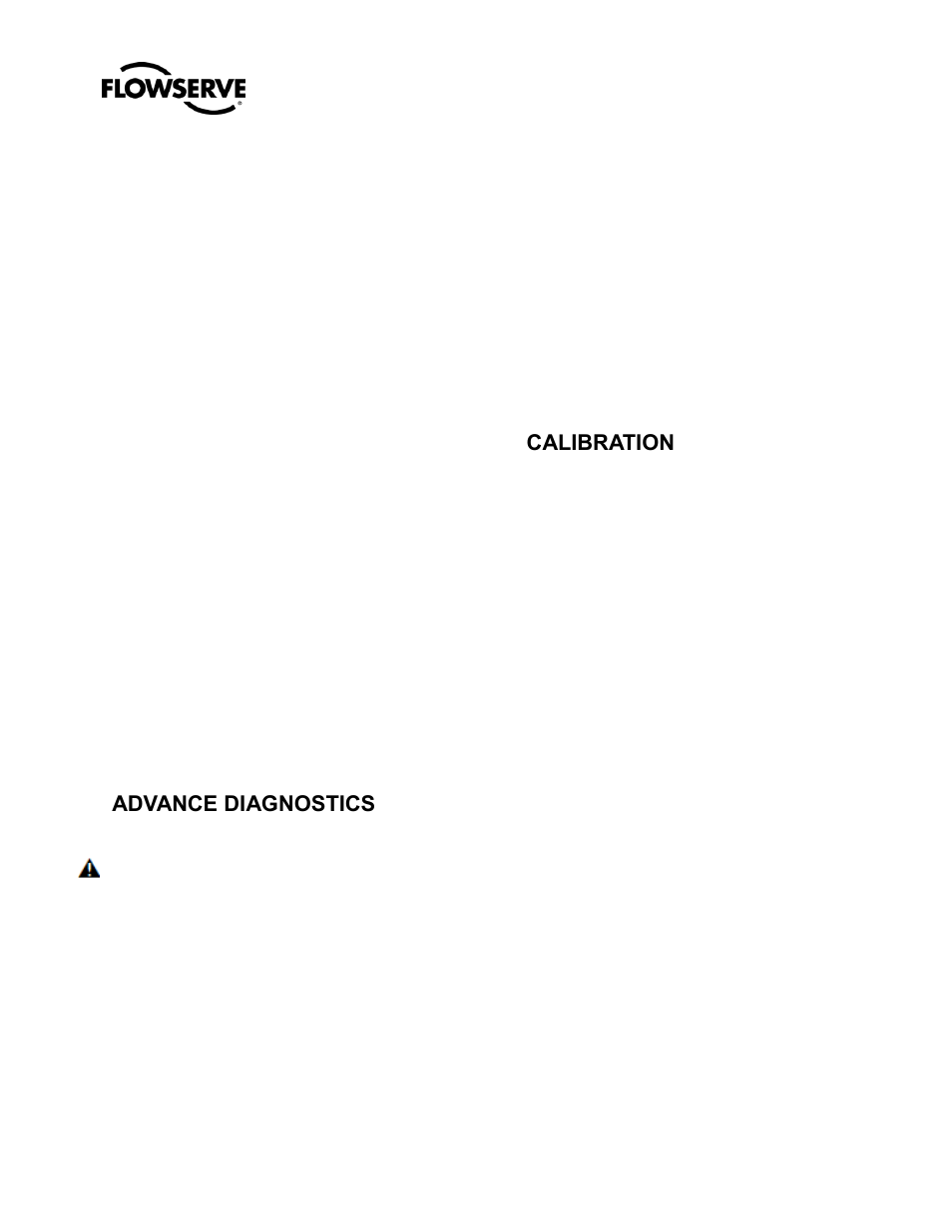 Eters, Advance diagnostics, Artial | Troke, Calibration, Ctuator, Riction, Nalog, Utput, Nput | Flowserve 520MD Positioners User Manual | Page 6 / 11