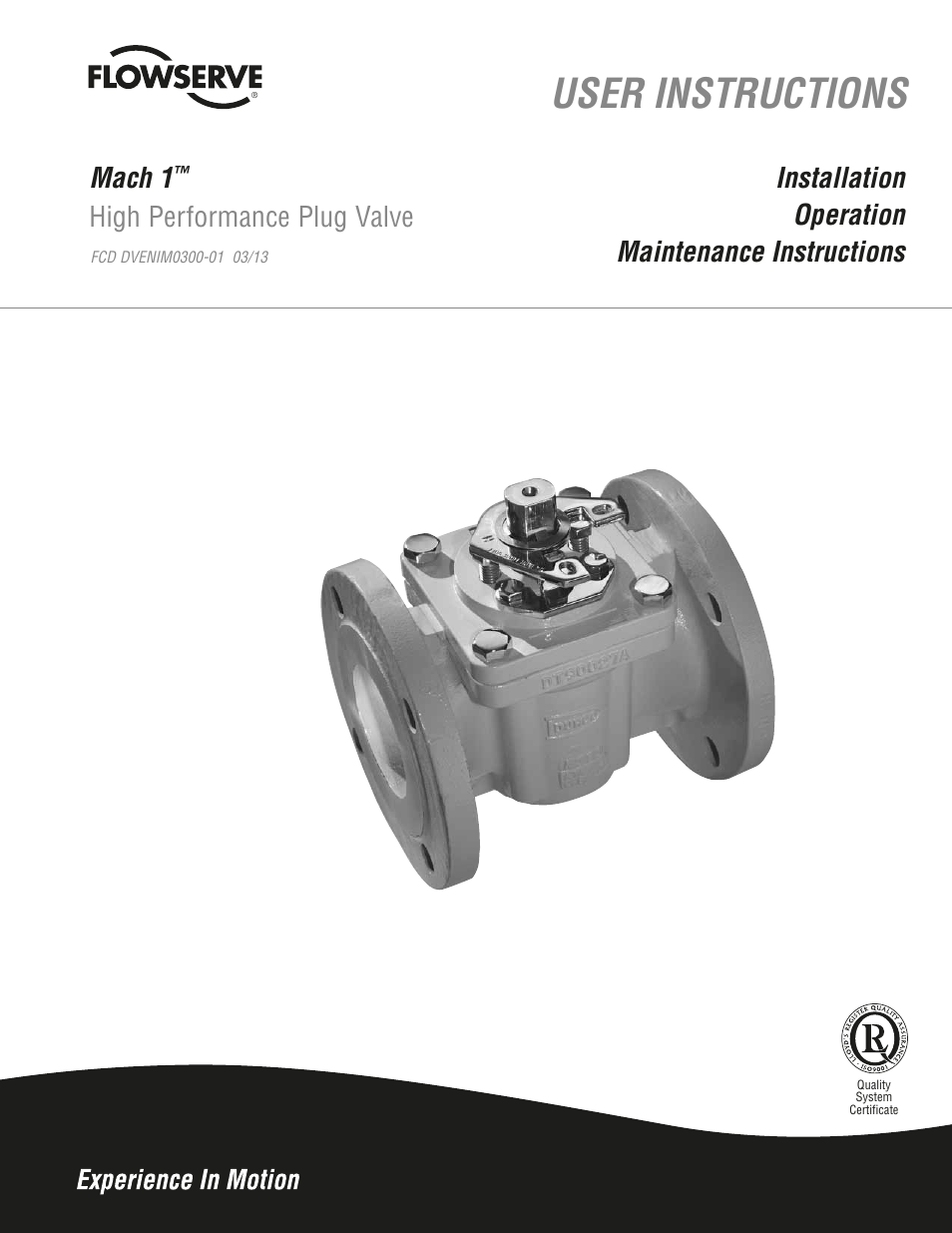 Flowserve Mach 1 User Manual | 12 pages