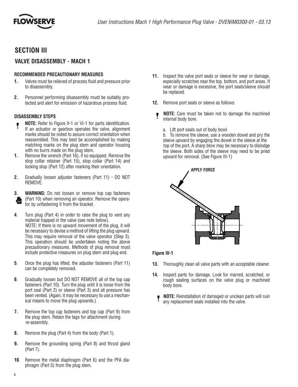 Flowserve Mach 1 User Manual | Page 4 / 12