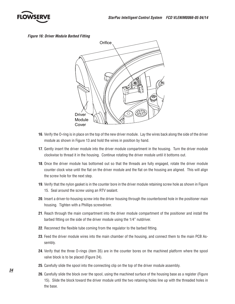 Flowserve StarPac 3 User Manual | Page 34 / 60