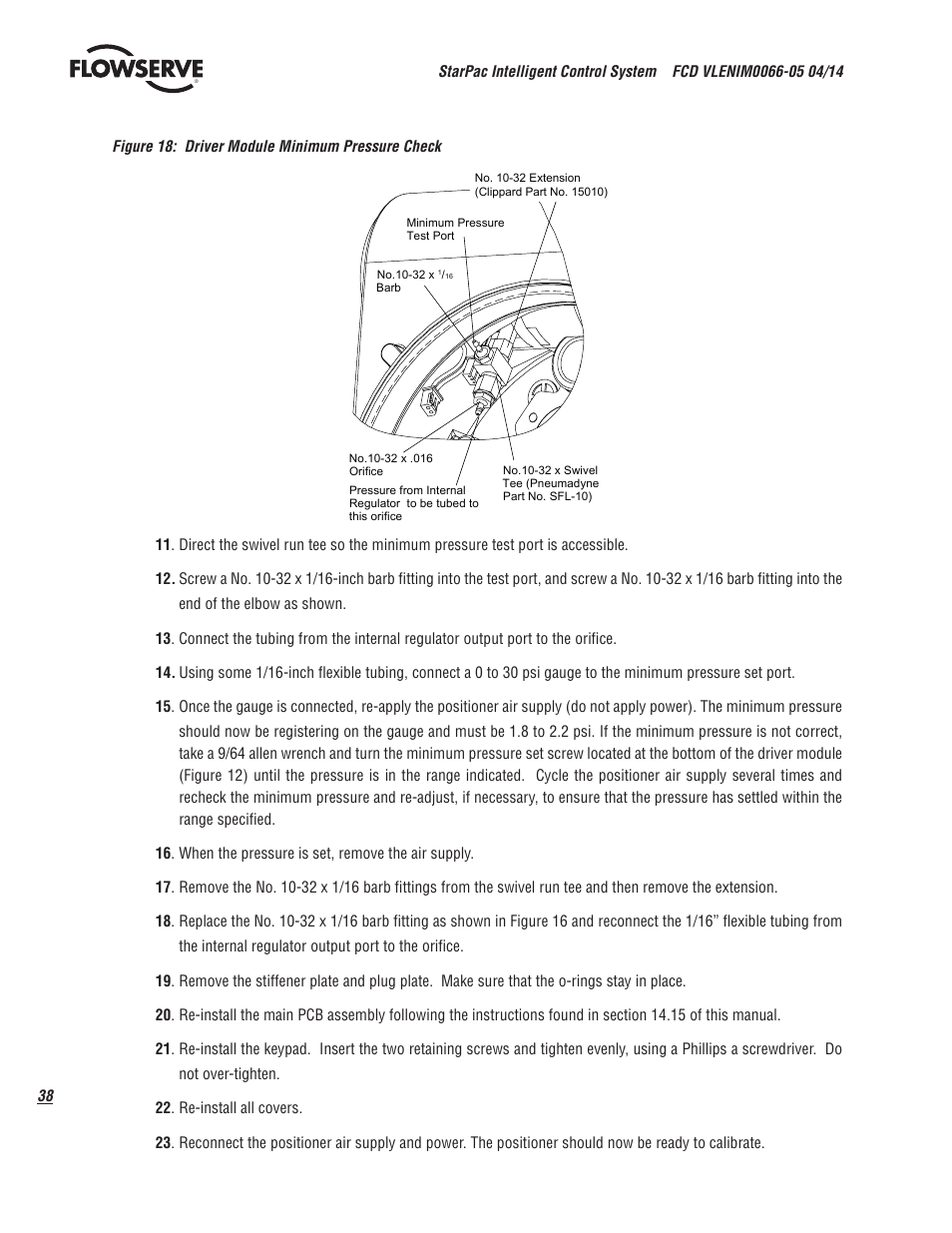 Flowserve StarPac 3 User Manual | Page 38 / 60