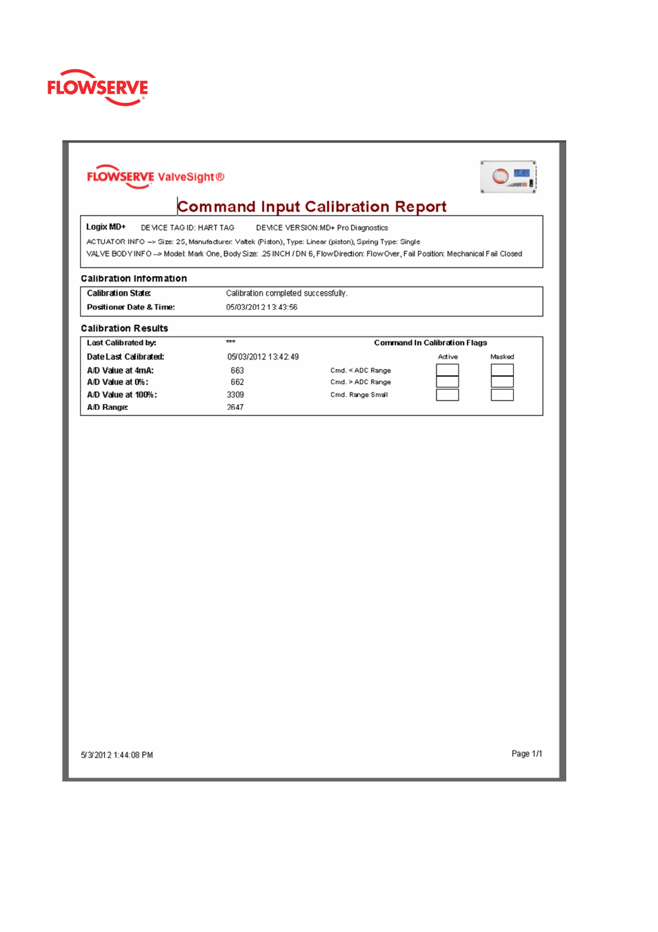 Flowserve Logix MD+ ValveSight User Manual | Page 206 / 280