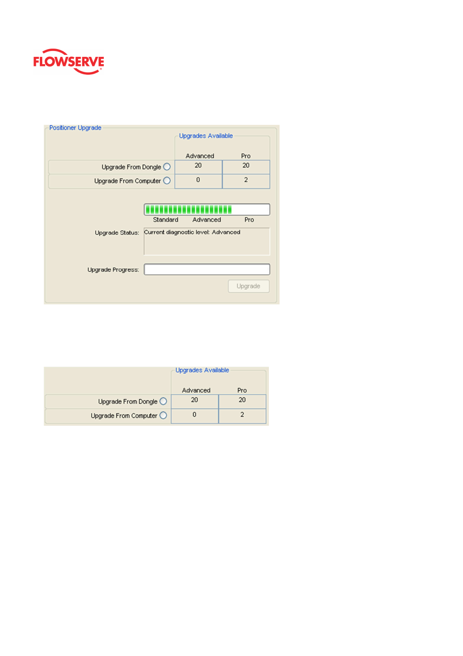 Positioner upgrade | Flowserve Logix MD+ ValveSight User Manual | Page 230 / 280