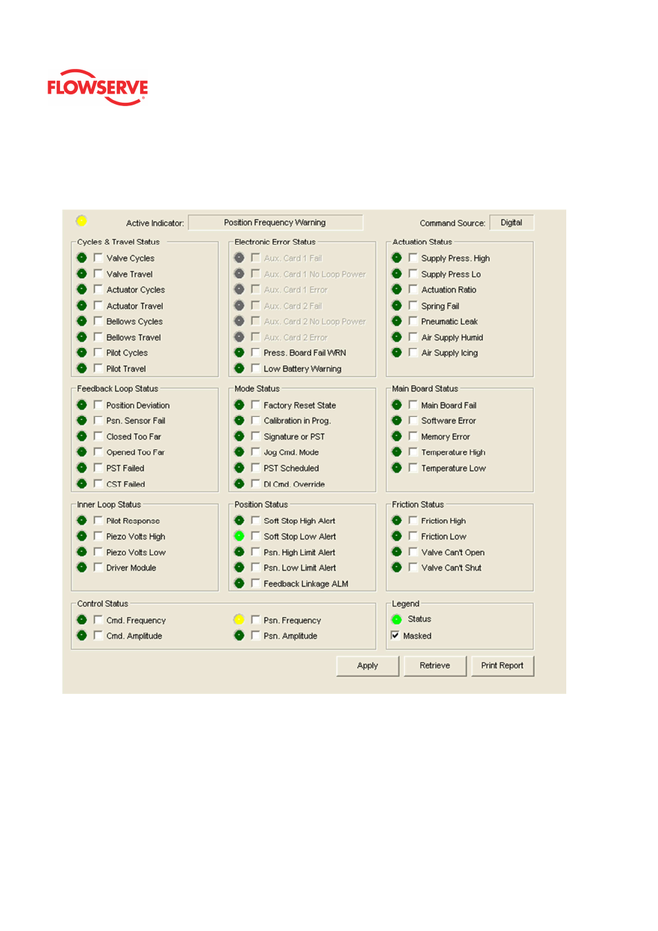 Alarms annunciator | Flowserve Logix MD+ ValveSight User Manual | Page 27 / 280