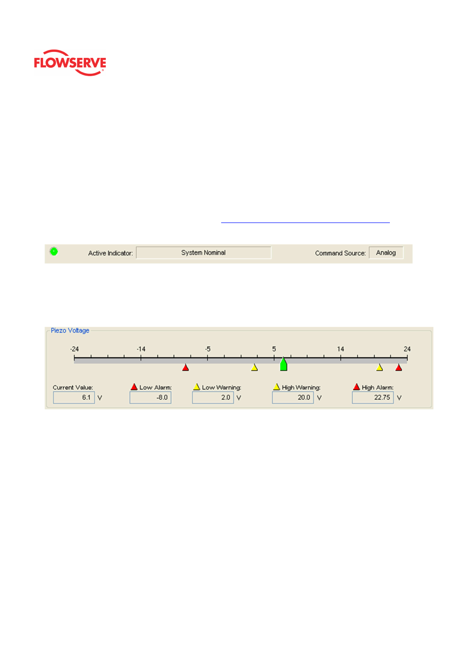 Piezo voltage | Flowserve Logix MD+ ValveSight User Manual | Page 89 / 280