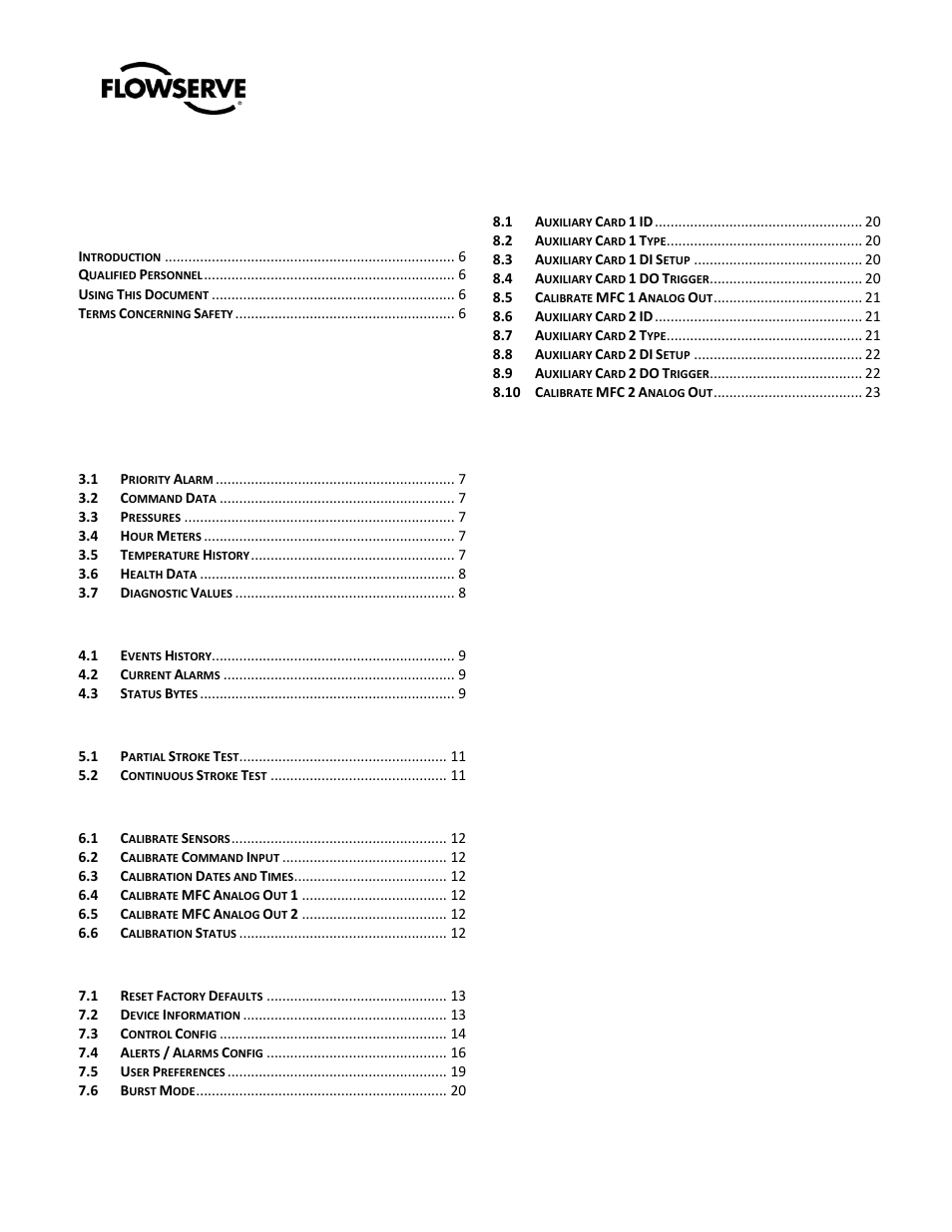 Flowserve Logix 520MD+ DD User Manual | Page 2 / 24