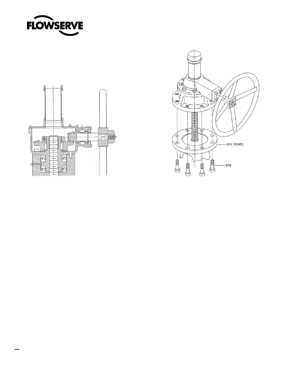 0 disassembly, Figure 8 figure 9 | Flowserve Cast Flex Wedge Gate Valve User Manual | Page 20 / 30