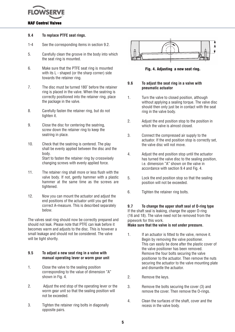 Flowserve Torex butterfly valves User Manual | Page 5 / 8