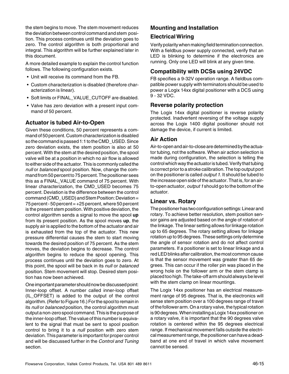 Flowserve 1400 Valtek Logix User Manual | Page 15 / 32