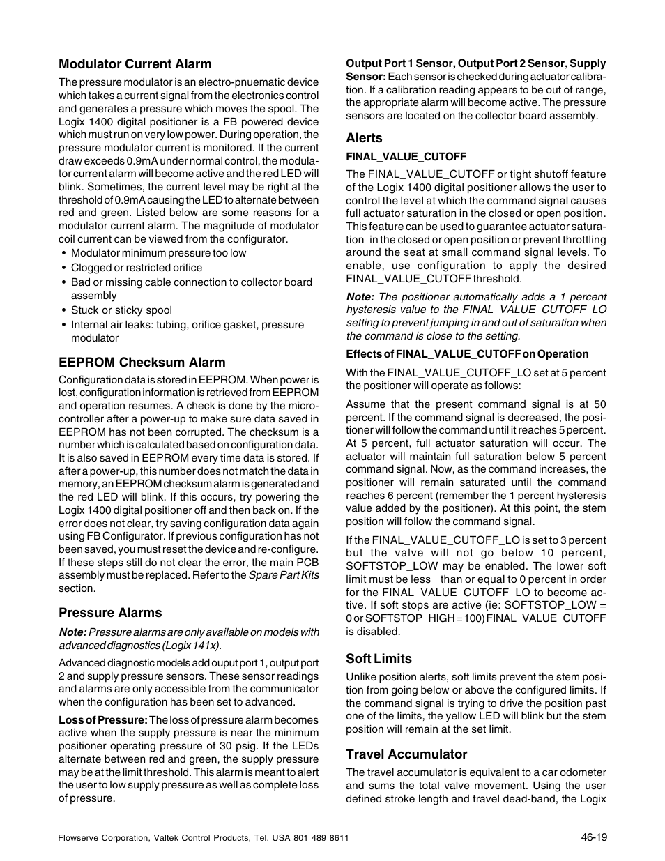 Flowserve 1400 Valtek Logix User Manual | Page 19 / 32
