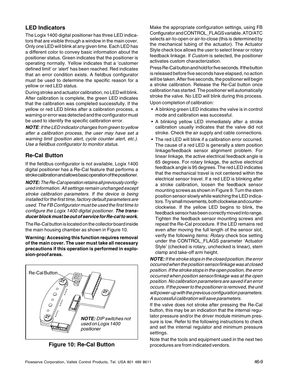 Flowserve 1400 Valtek Logix User Manual | Page 9 / 32