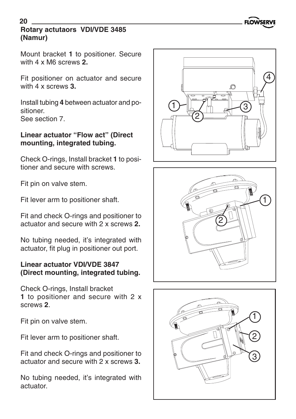 Flowserve PMV D20 User Manual | Page 20 / 34