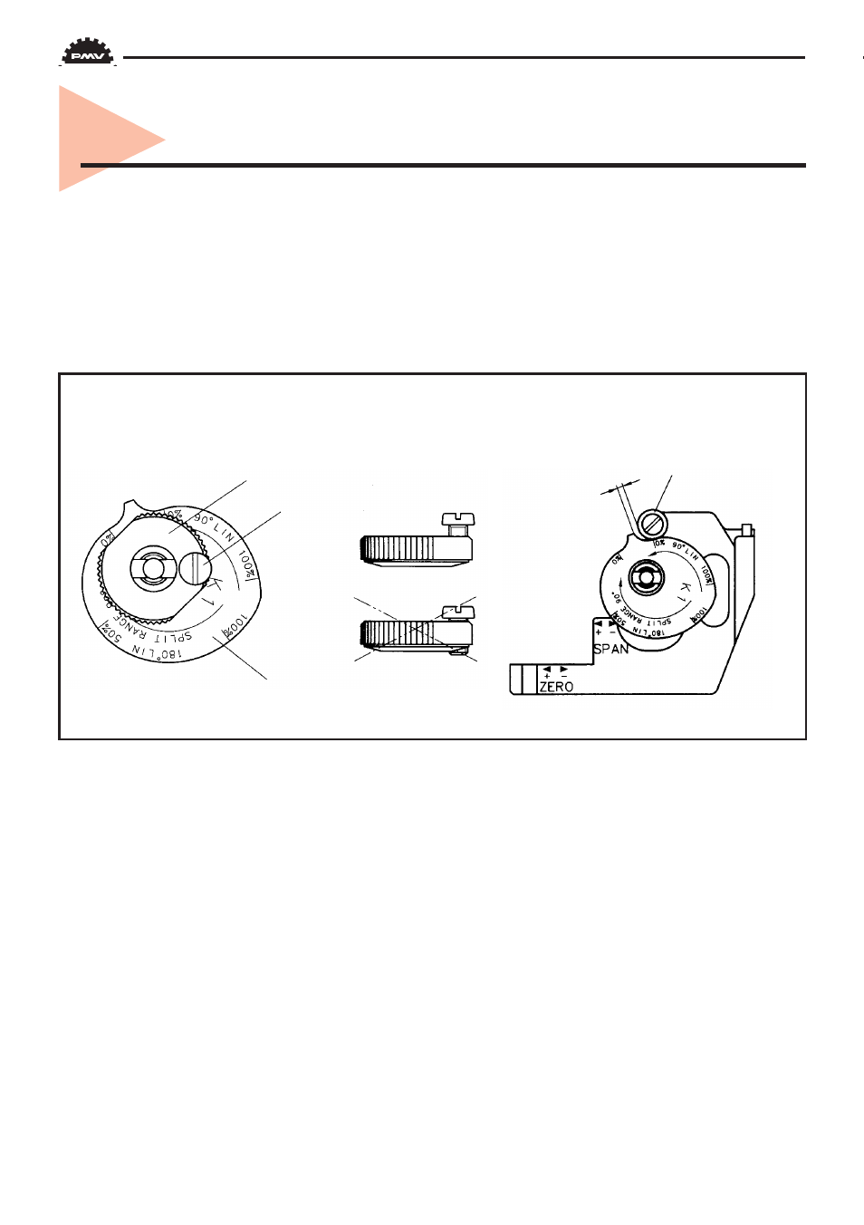 Cam adjustment | Flowserve PMV P4 User Manual | Page 12 / 42