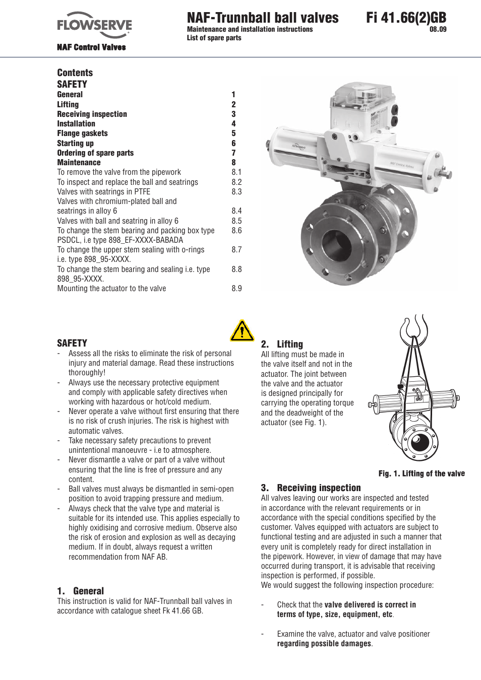 Flowserve Trunnball User Manual | 8 pages