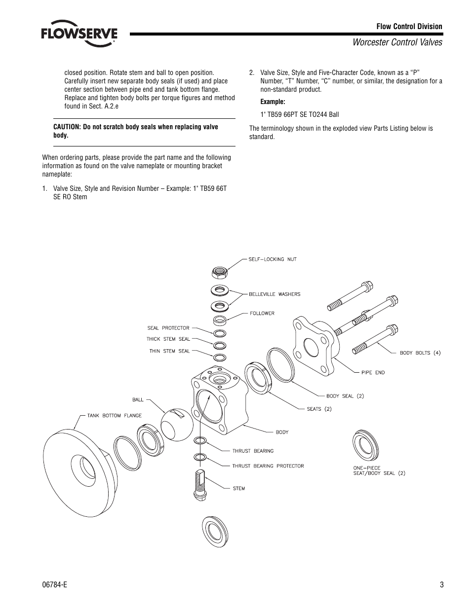 Worcester control valves | Flowserve TB59 User Manual | Page 3 / 4