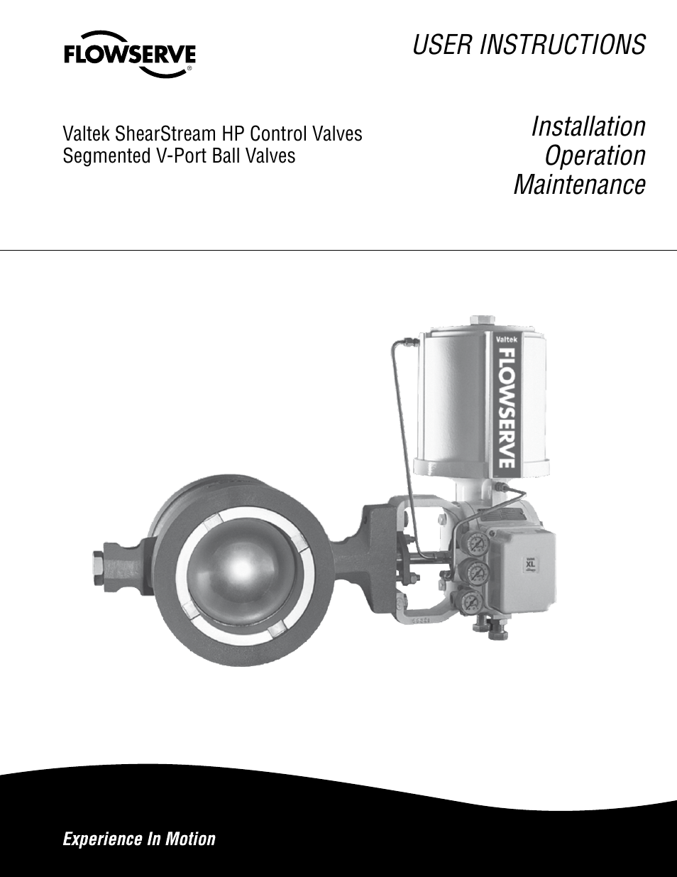 Flowserve Valtek ShearStream HP Control Valves User Manual | 12 pages