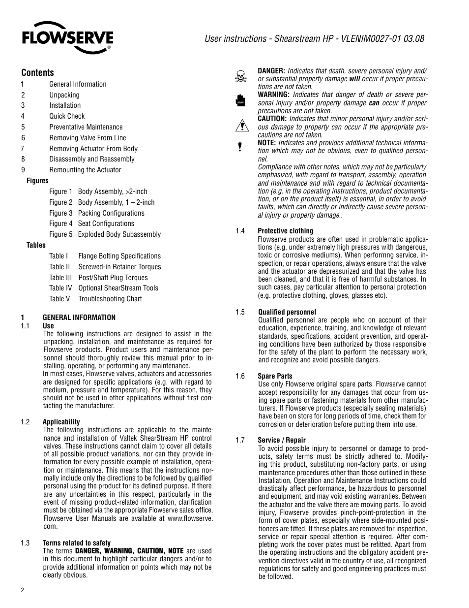 Flowserve Valtek ShearStream HP Control Valves User Manual | Page 2 / 12