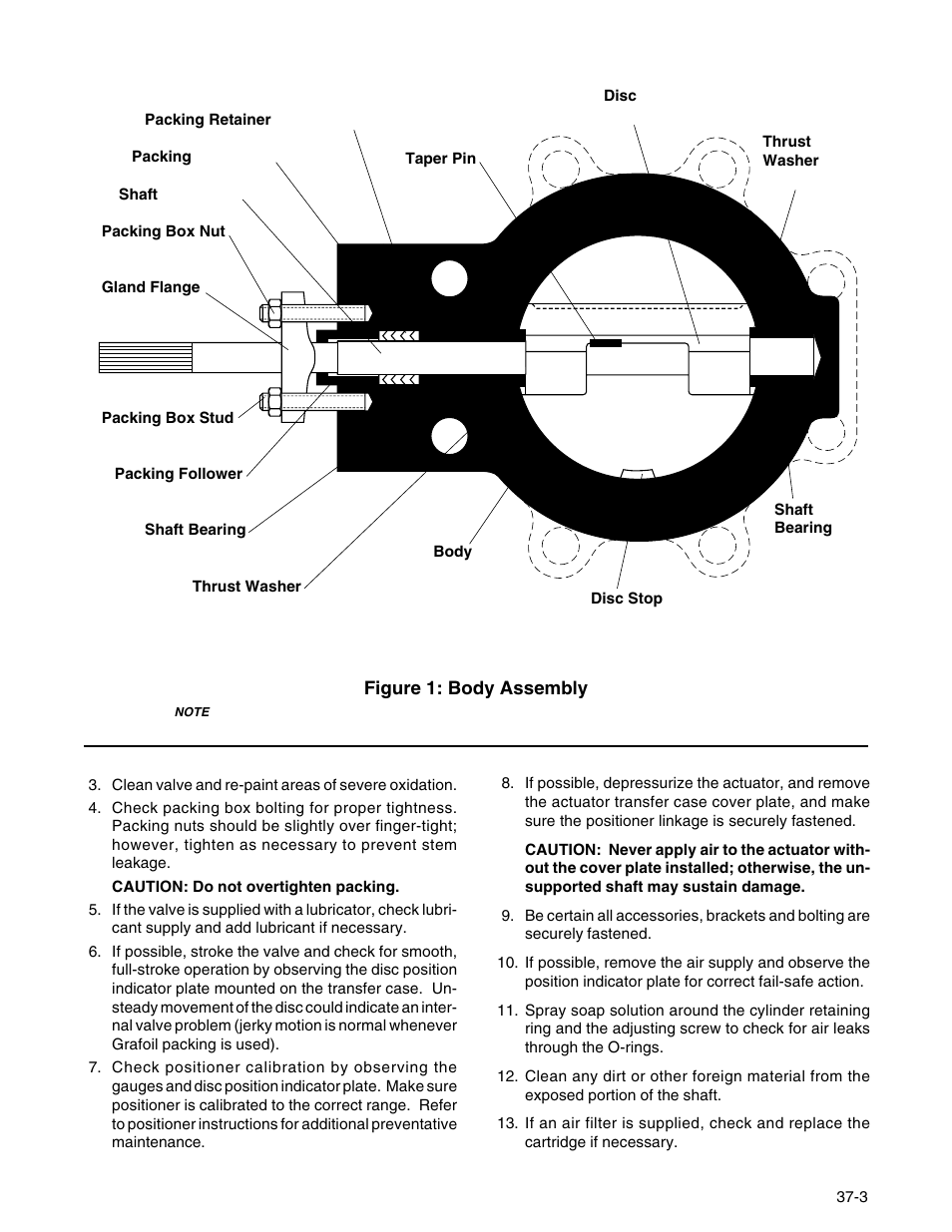 Figure 1: body assembly | Flowserve BX 150 User Manual | Page 3 / 8