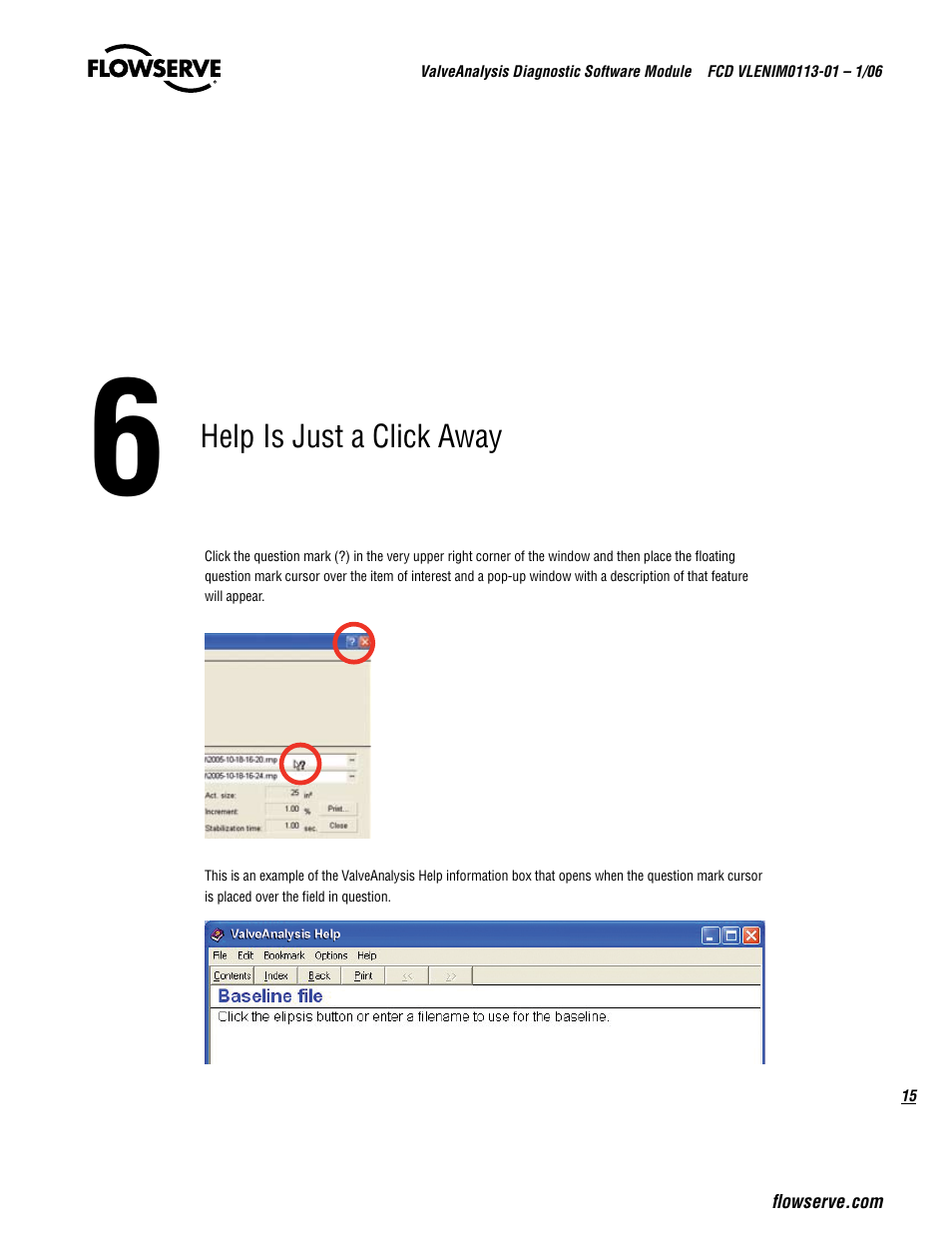 Flowserve ValveAnalysis User Manual | Page 15 / 16