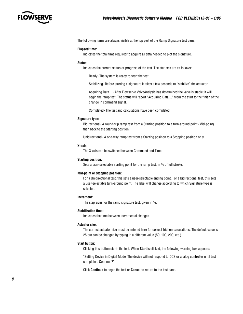 Flowserve ValveAnalysis User Manual | Page 8 / 16