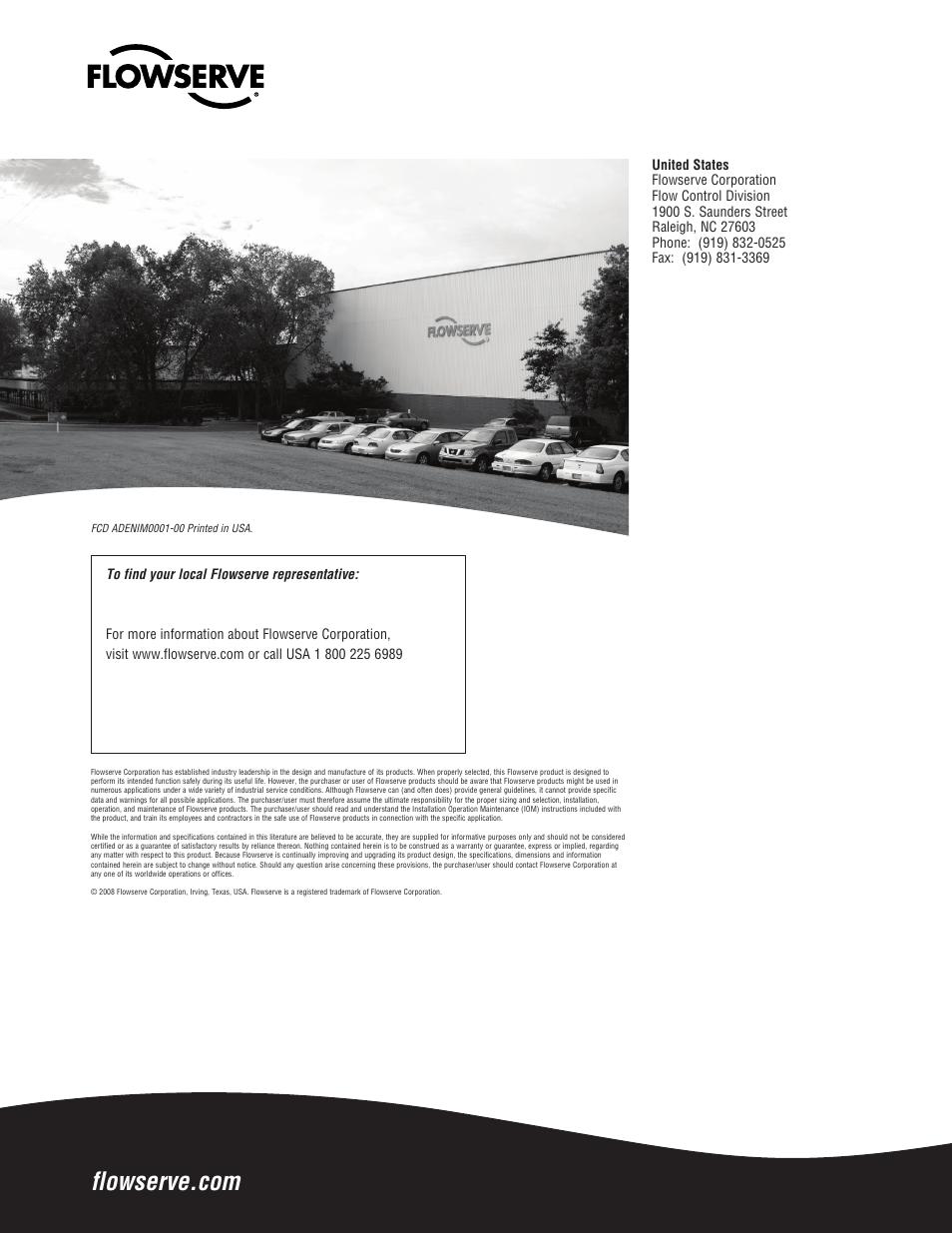 Flowserve 1888 Double-Disc Gate Valve User Manual | Page 24 / 24