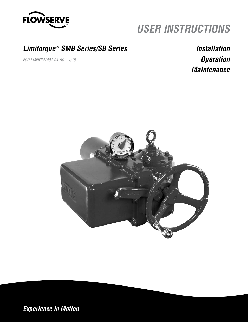 Flowserve SMB Series Electric Actuators User Manual | 106 pages