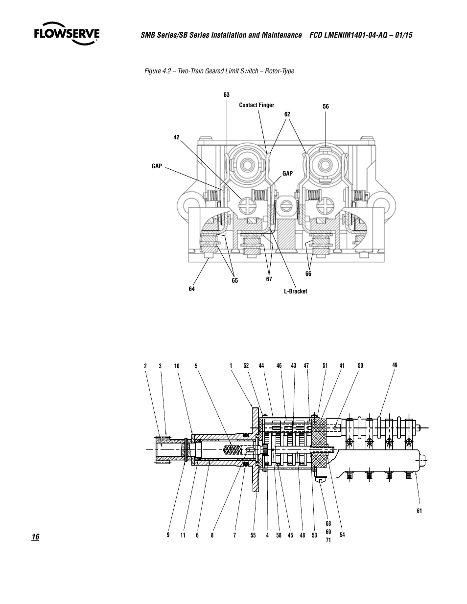 Flowserve SMB Series Electric Actuators User Manual | Page 16 / 106
