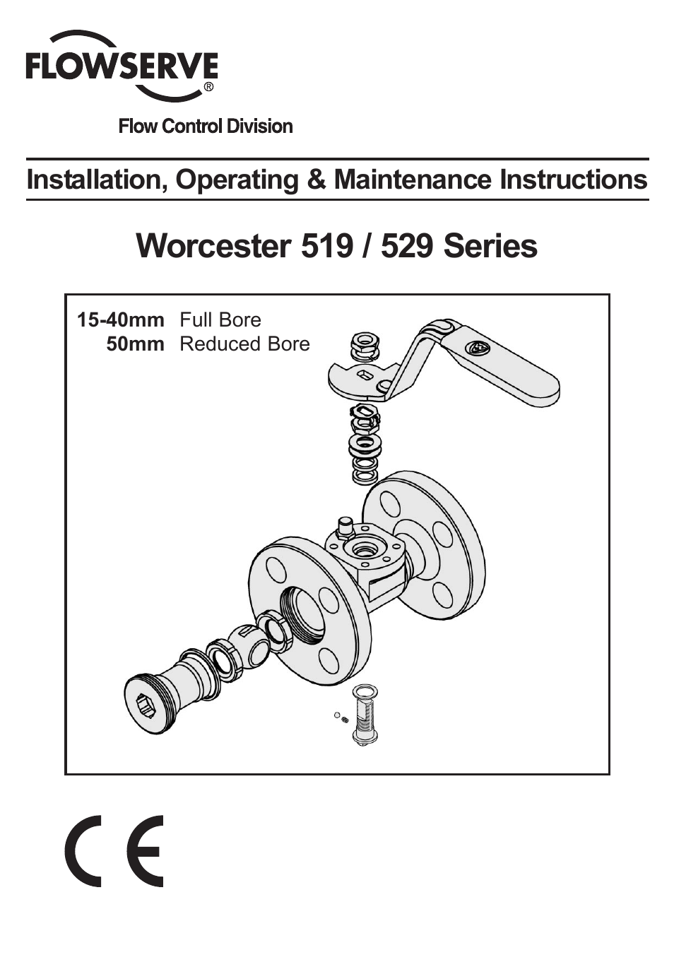 Flowserve F519 Flanged ANSI User Manual | 12 pages