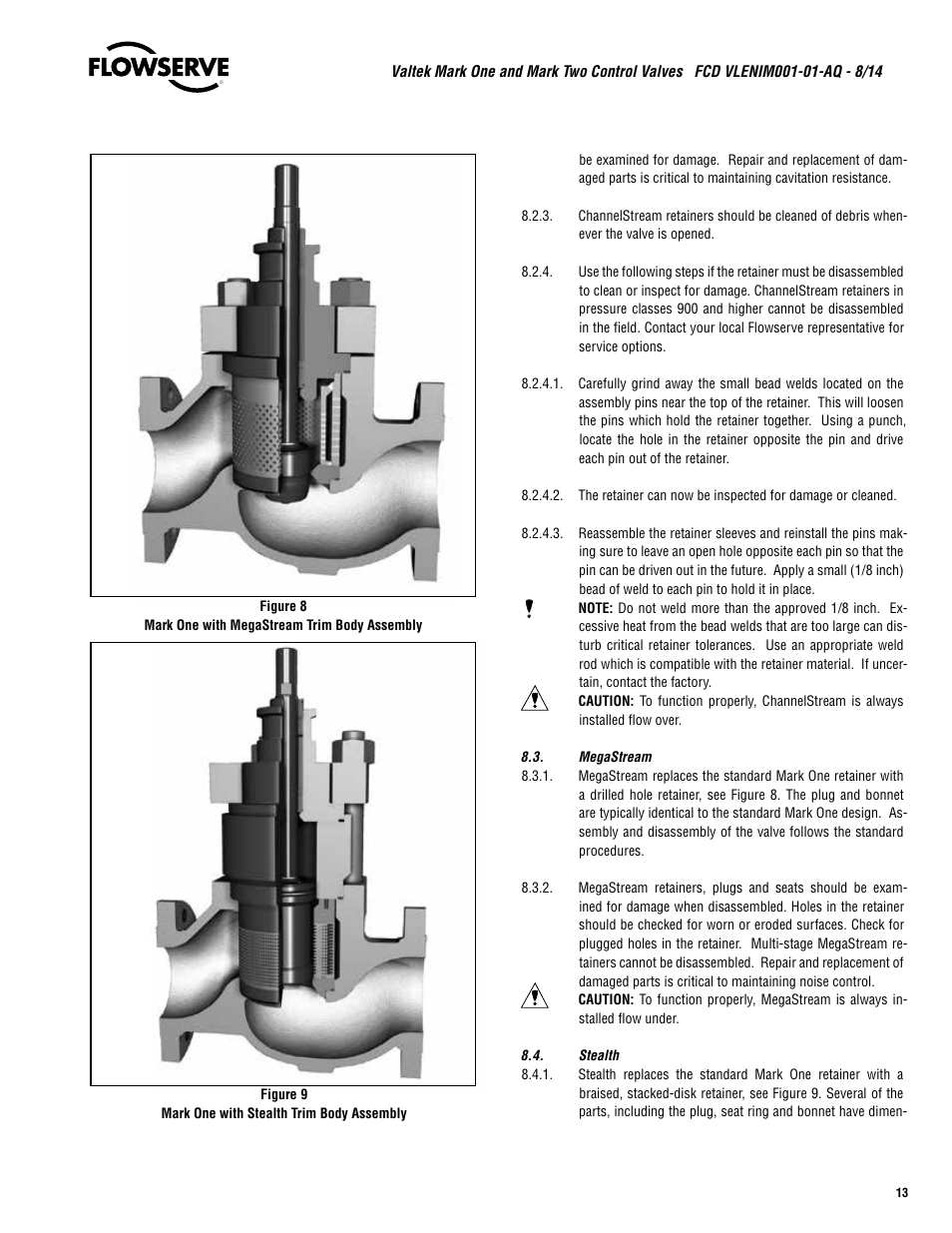Flowserve Valtek Mark One and Mark Two Control Valves User Manual | Page 13 / 16